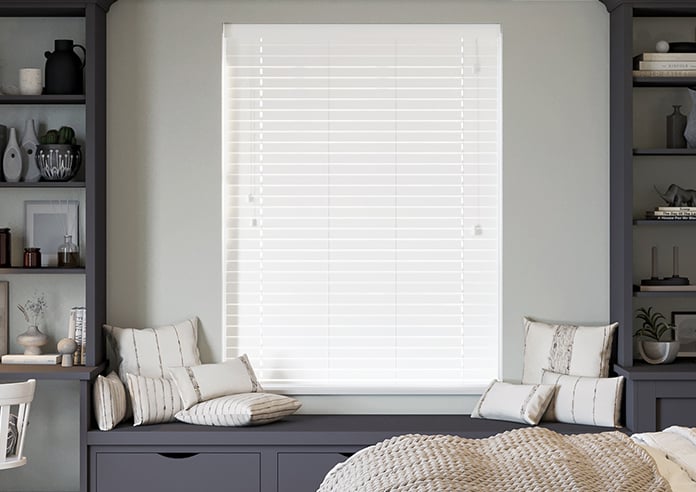 Ecowood, Supreme White Satin - Motorised Venetian Blind - Image 6